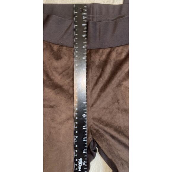 NWT Dillards women's Tasha Polizzi Collection Brown Tight Leggings Large - Picture 5 of 6